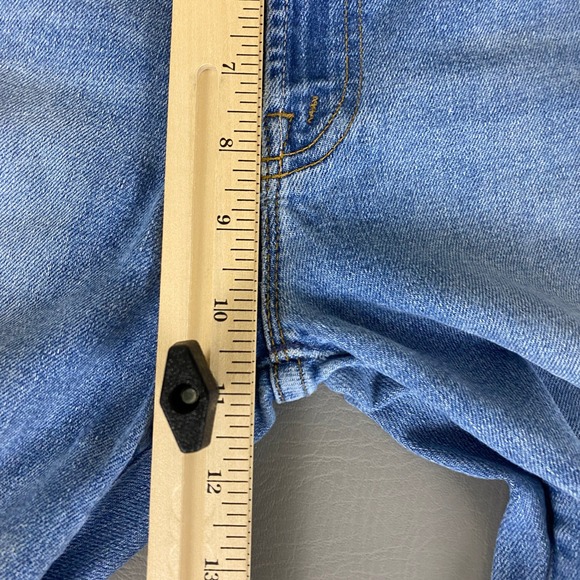 MOTHER The Hustler Ankle Fray Jeans Womens 26 Blue Distressed Ripped Flare Denim - Picture 9 of 13